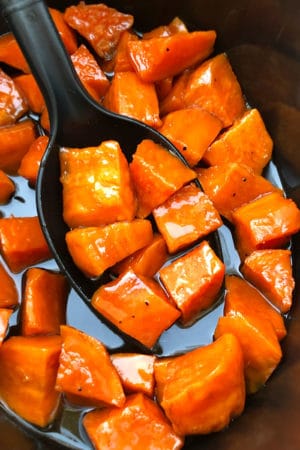 Slow Cooker Candied Sweet Potatoes