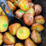 Easy Ranch Potatoes in Black Slow Cooker