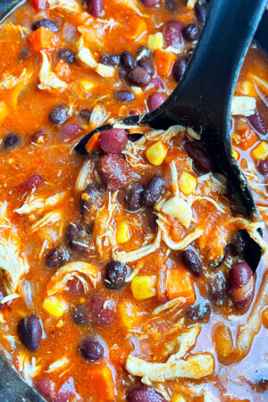 Slow Cooker Chicken Taco Soup | Slow Cooker Foodie