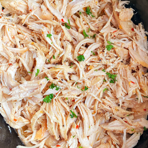 Slow Cooker Shredded Chicken | Slow Cooker Foodie